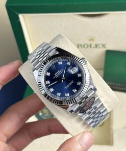 Rolex Datejust 41 126334 Blue Diamond Dial Jubilee Best Replica Clean Factory