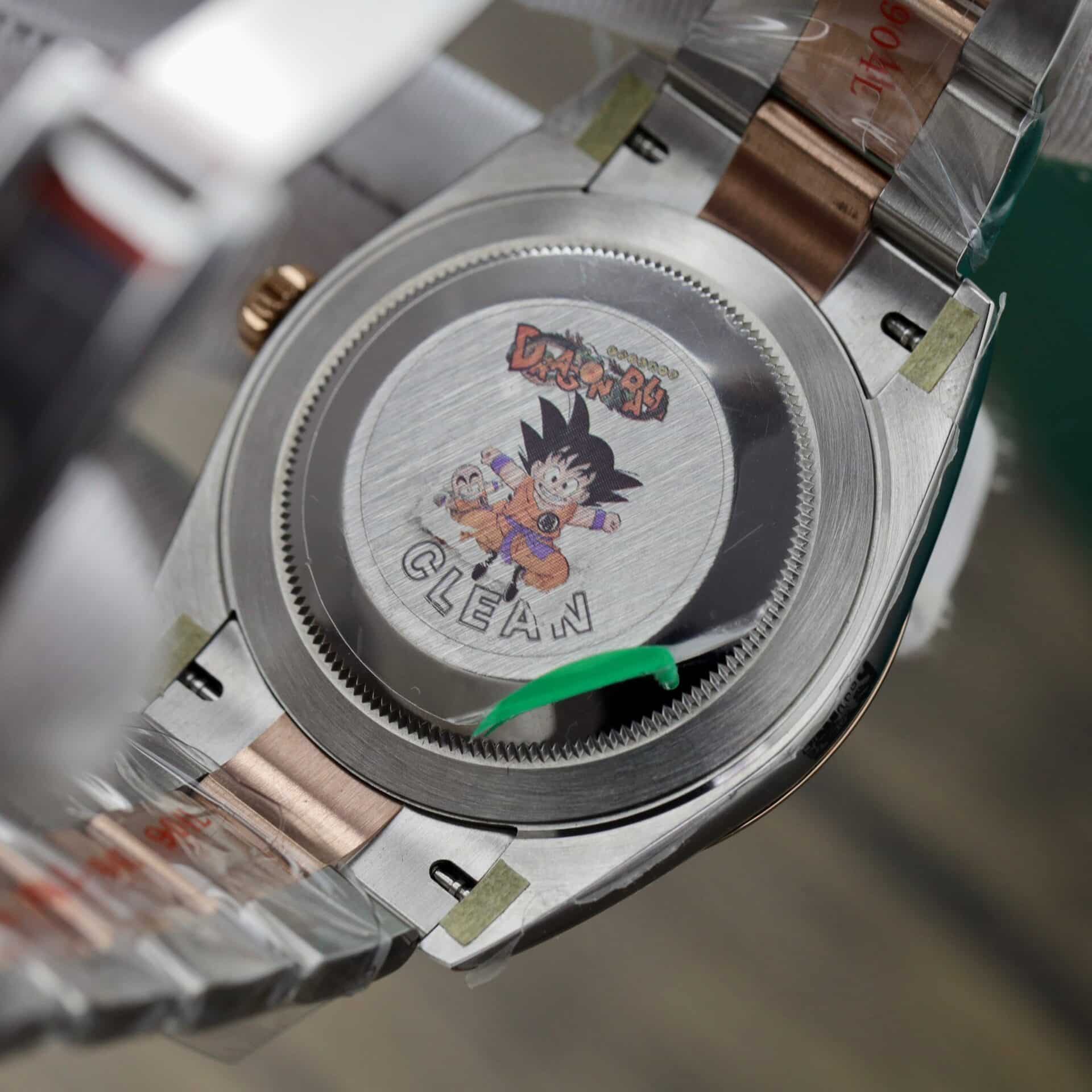 Rolex Datejust 41 Two Tone Rose Gold Silver Motif Dial Oyster Bracelet Best Replica Clean Factory 41mm - Image 7