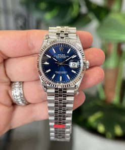 Rolex Datejust 36 126234 Blue Dial Luminous Jubilee Bracelet Best Replica VS Factory