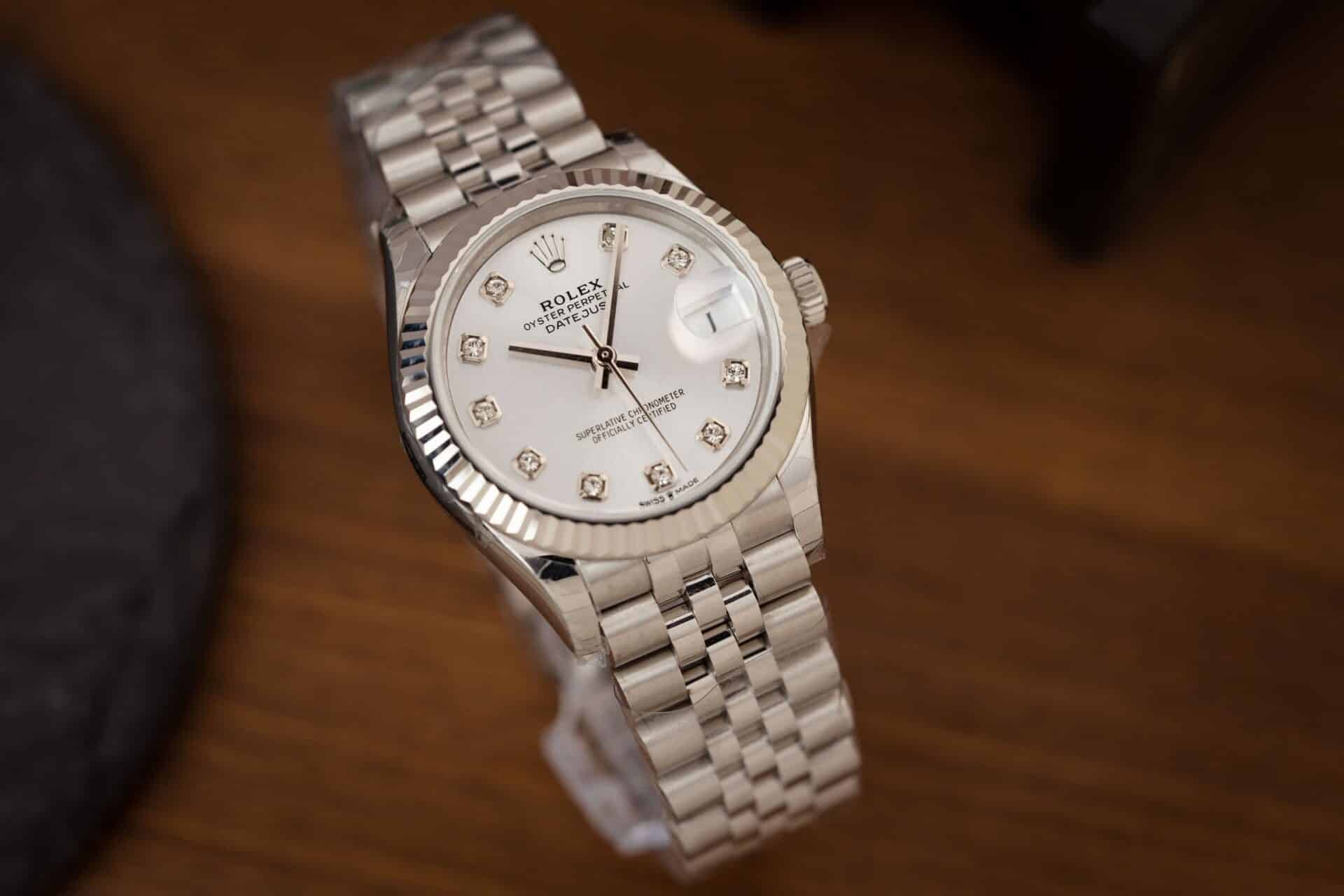 Rolex Datejust 31 White Diamond Dial Jubilee Replica 31mm