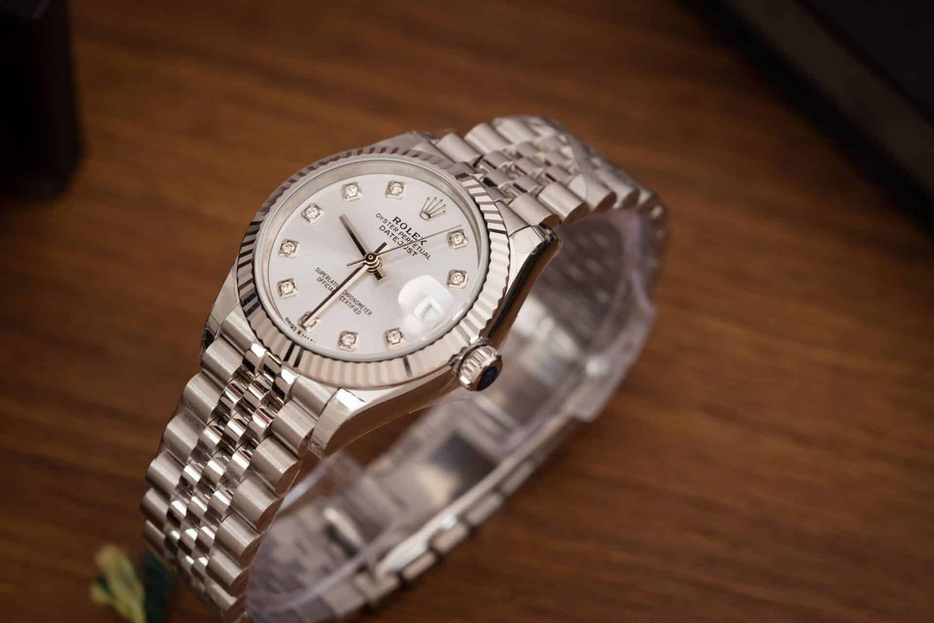Rolex Datejust 31 White Diamond Dial Jubilee Replica 31mm - Image 3