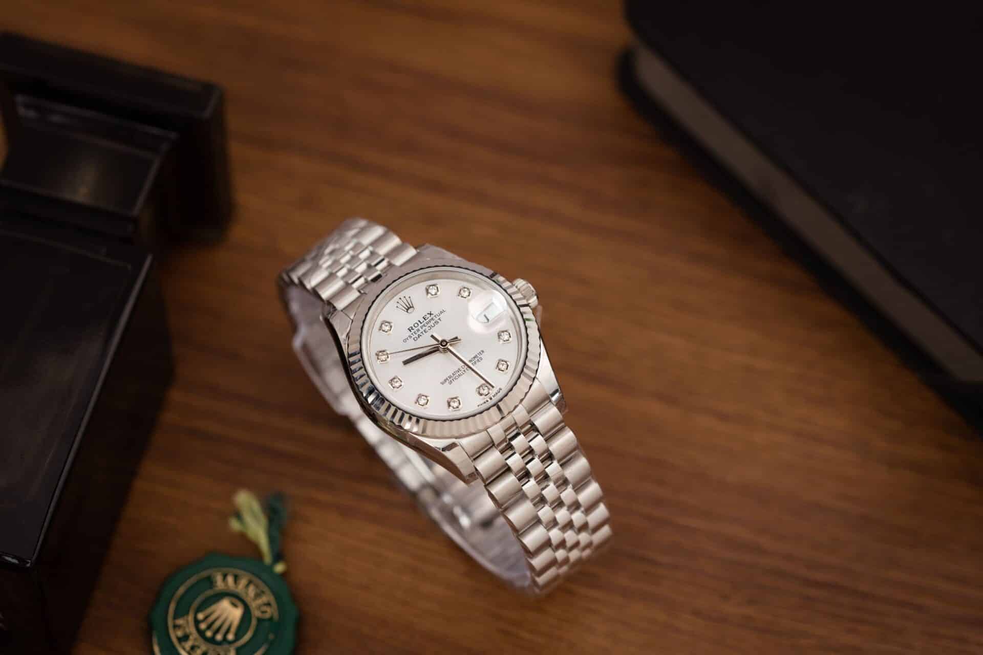 Rolex Datejust 31 White Diamond Dial Jubilee Replica 31mm - Image 4