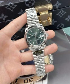 Rolex Datejust 126334 Mint Green Luminous Dial Jubilee Super Clone 41mm