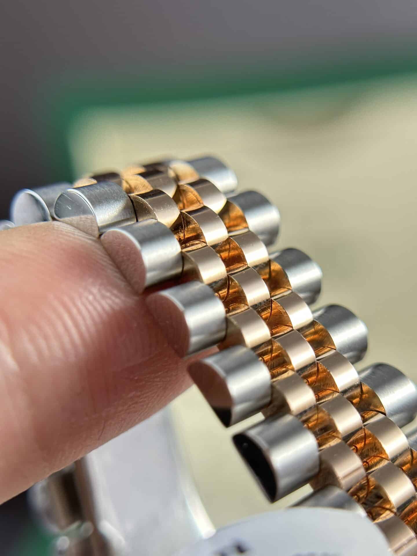 Rolex Datejust Lady Two Tone 10K Rose Gold Wrapped Chocolate Roman Dial 31mm - Image 8