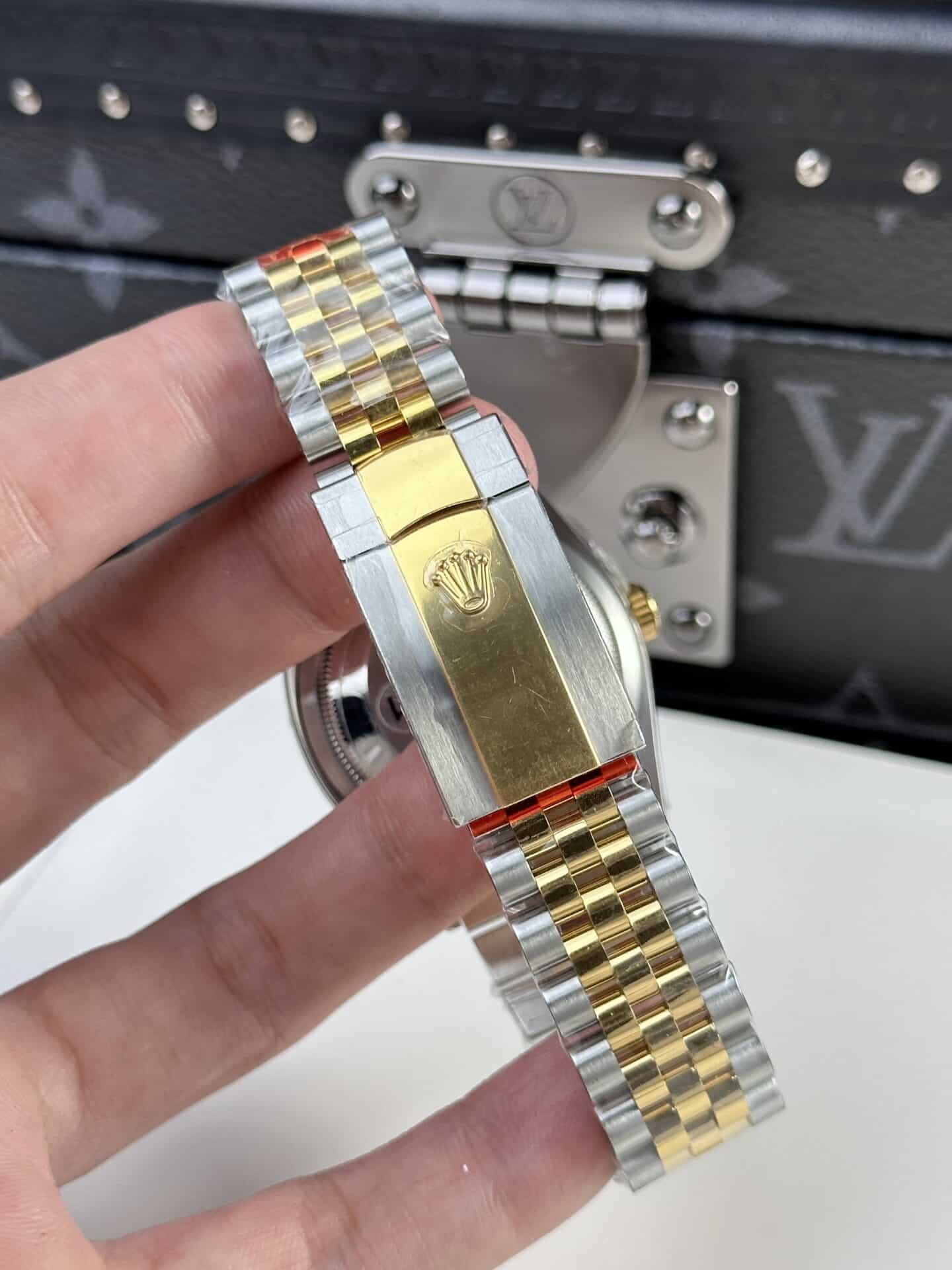 Rolex Datejust Wimbledon Two Tone Yellow Gold Jubilee Top Quality Replica 36mm - Image 10