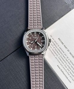 Patek Philippe Aquanaut 5067A-023 Brown Dial Quartz 1:1 Replica PPF 35.6mm