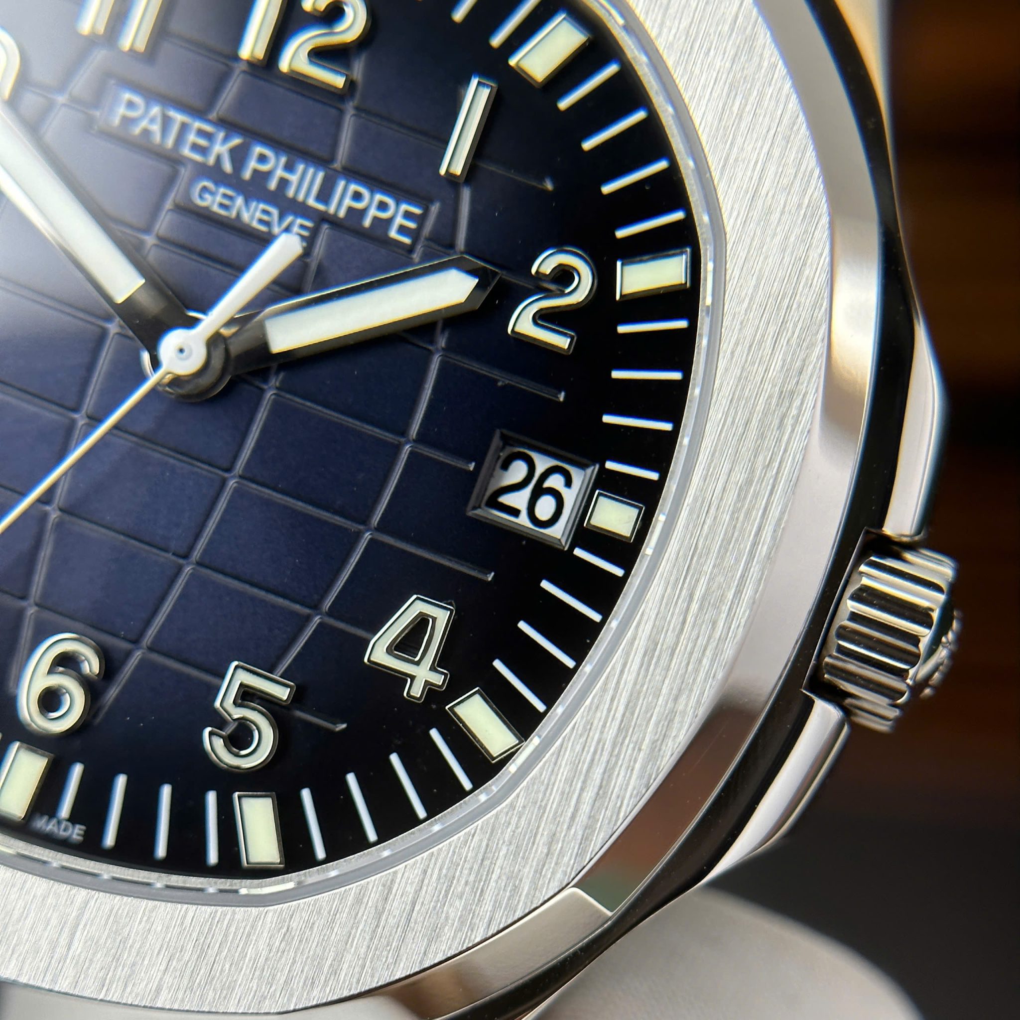 Patek Philippe Aquanaut 5168G-010 Blue Dial Modified Full Option Super Clone Best Replica 42.2mm - Image 6