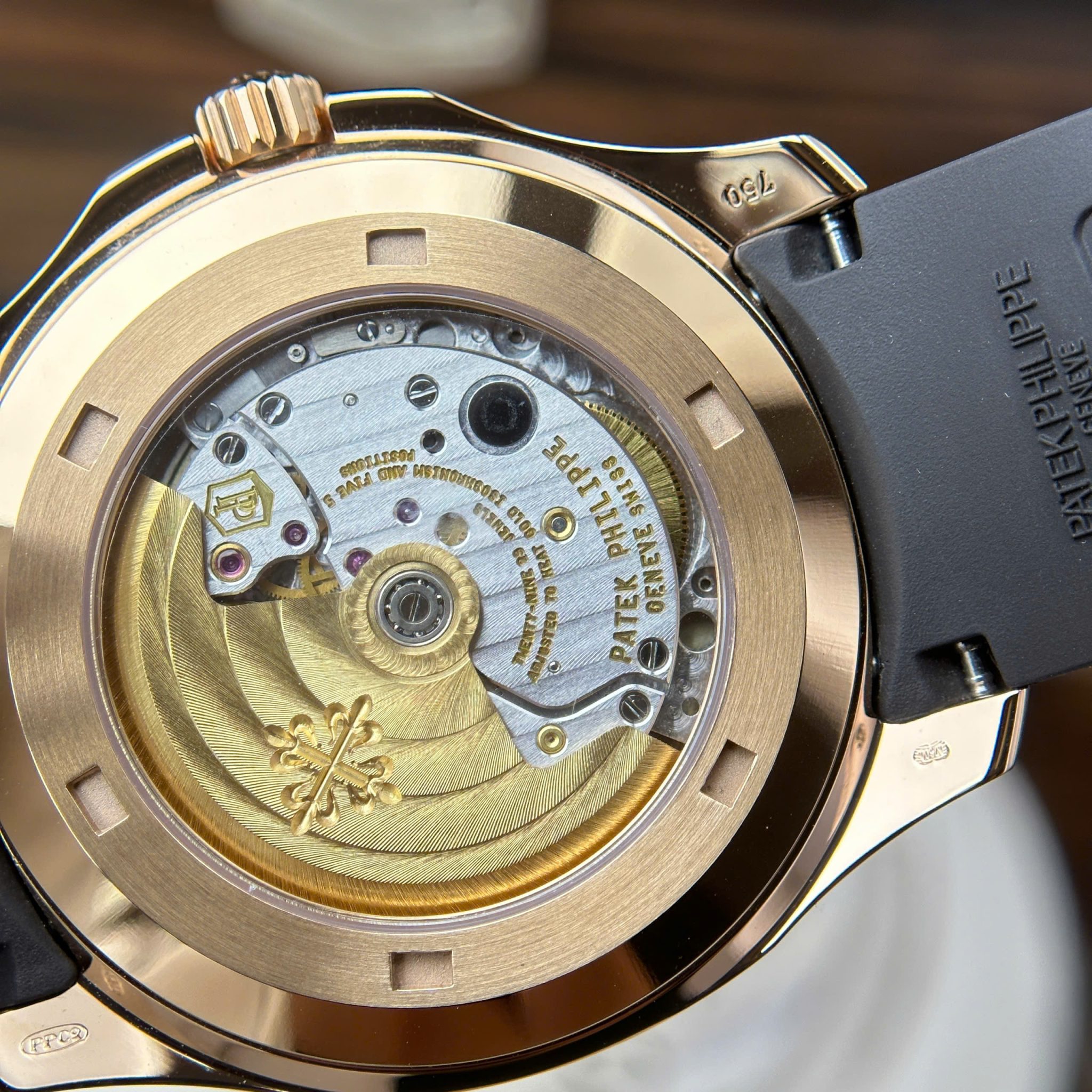 Patek Philippe Aquanaut 5167R-001 Rose Gold Modified Version Brown Dial + Hands + Movement Super Clone Best Replica 40.8mm - Image 10