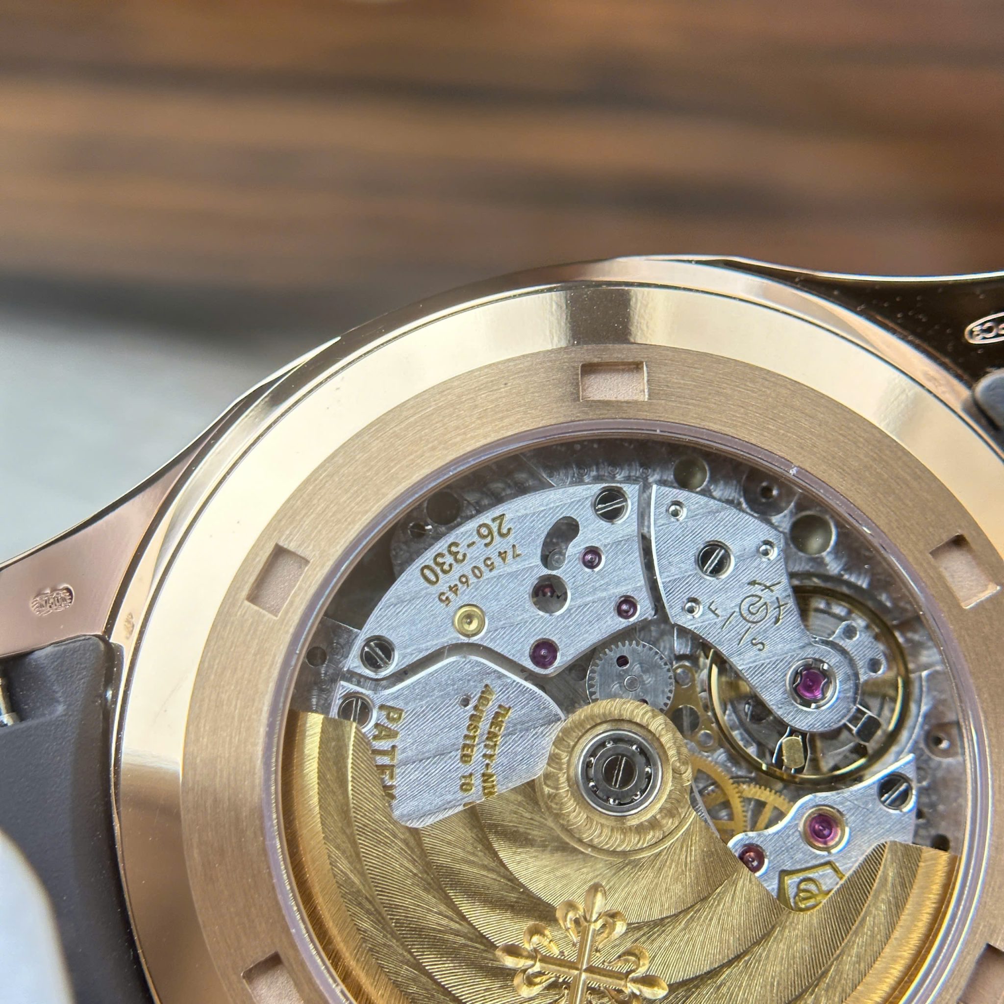 Patek Philippe Aquanaut 5167R-001 Rose Gold Modified Version Brown Dial + Hands + Movement Super Clone Best Replica 40.8mm - Image 11