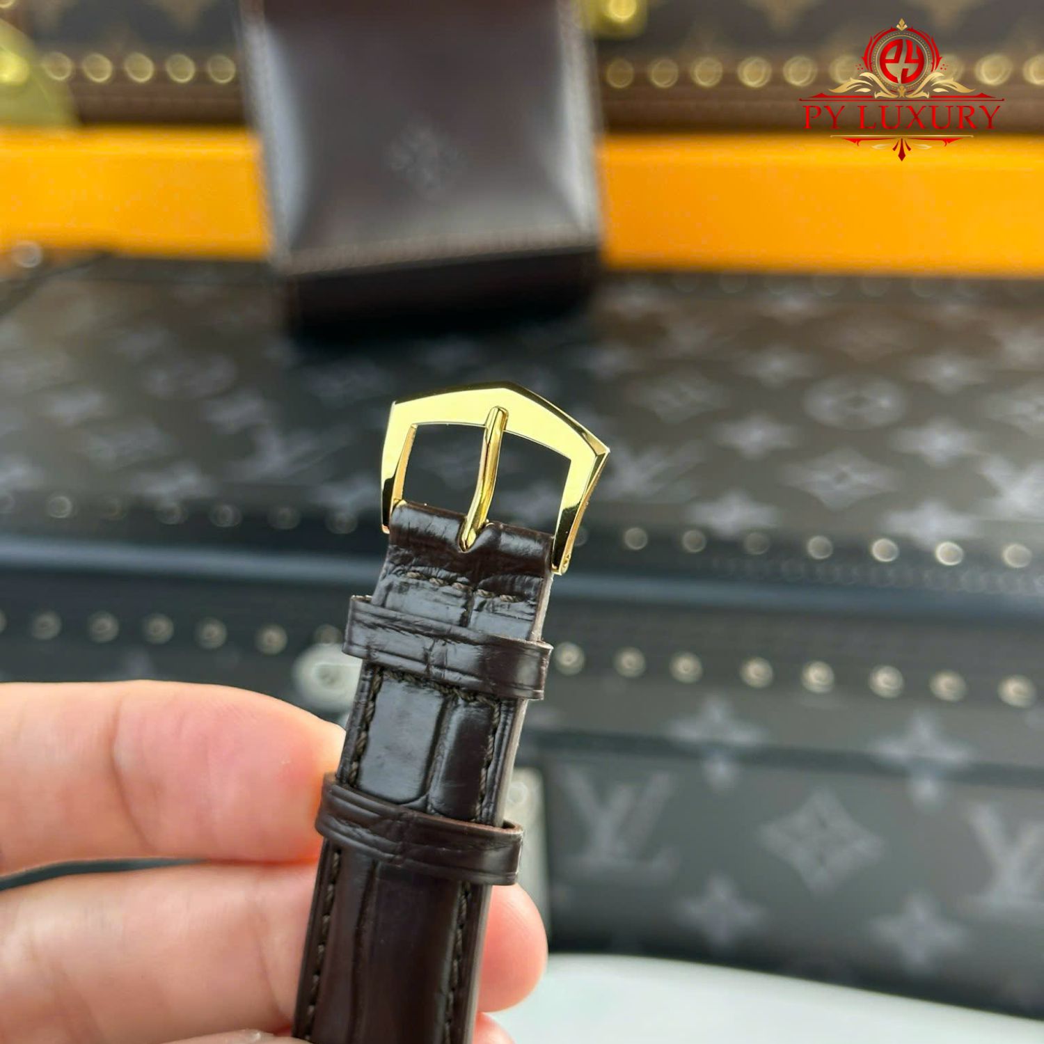 Patek Philippe Calatrava 5227J-001 Yellow Gold Leather Strap Best Replica 3KF 39mm - Image 11