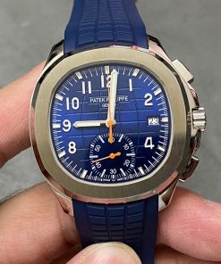 Patek Philippe Aquanaut 5968G Chronograph Blue Dial Replica 42.2mm