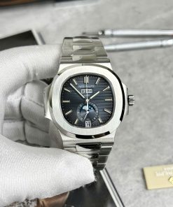 Patek Philippe Nautilus 5726/1A Annual Calendar Moonphase Blue Dial Best Replica PPF 40mm