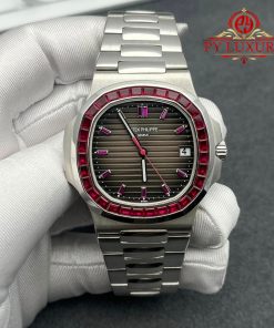 Patek Philippe Nautilus 5711/112P-001 Platinum Custom Made 1:1 Natural Ruby 40mm