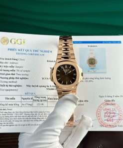 Patek Philippe Nautilus 5711/1R 18K Gold Wrapped Brown Dial Modified Full Options Version Super Clone 40mm