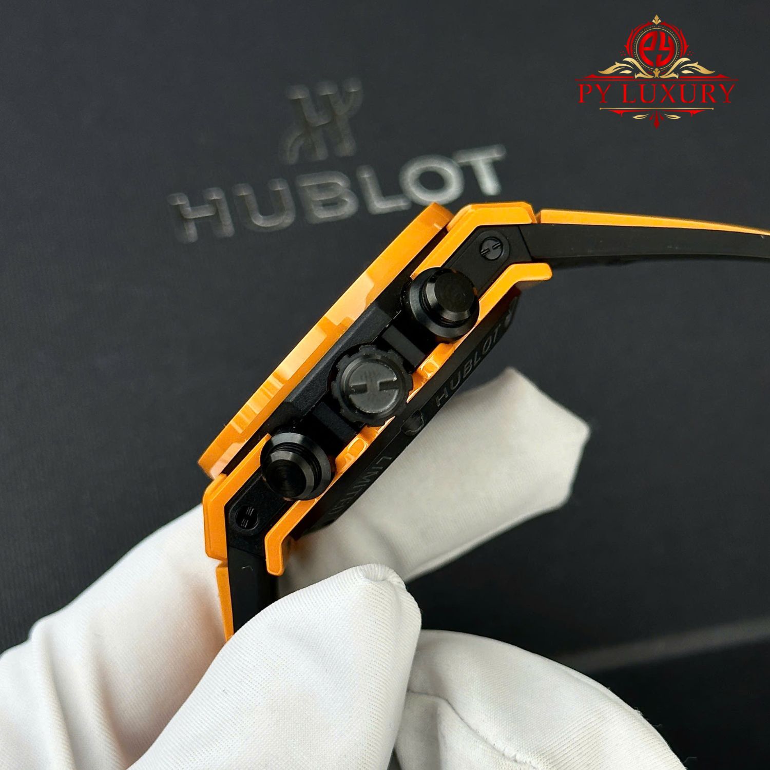 Hublot Big Bang Unico Orange Ceramic Chronograph Best Replica BBF 42mm - Image 7