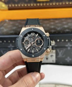 Hublot Big Bang Unico King Gold Black Ceramic Best Replica 42mm