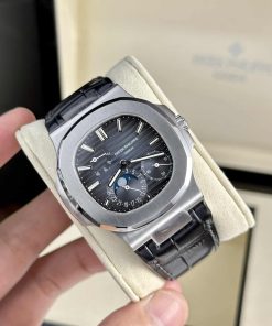 Patek Philippe Nautilus 5712 Blue Dial Leather Best Quality Replica PPF V2 40mm