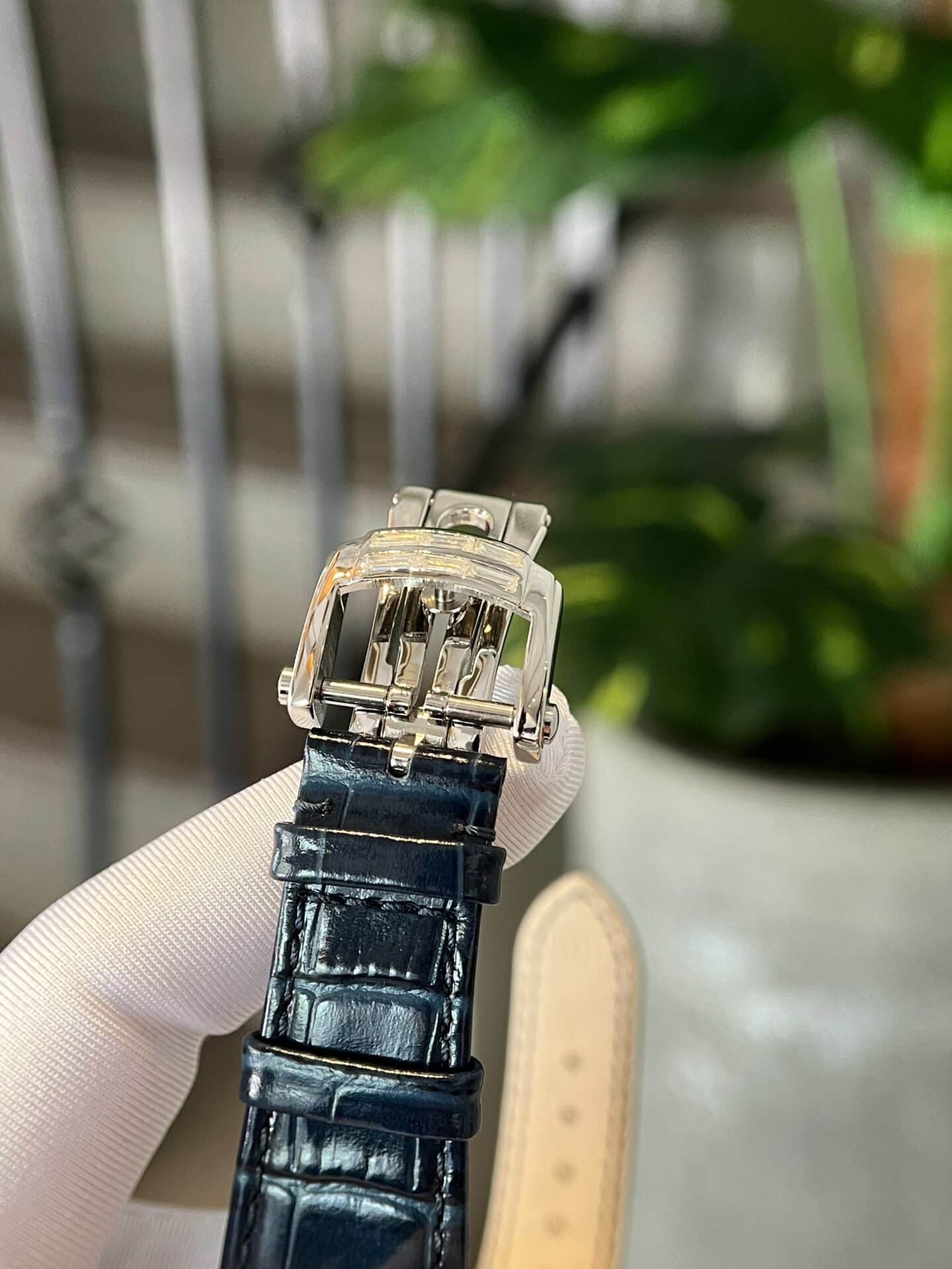 Patek Philippe Nautilus 5724G-001 Blue Dial Custom Moissanite HongKong 40mm - Image 8