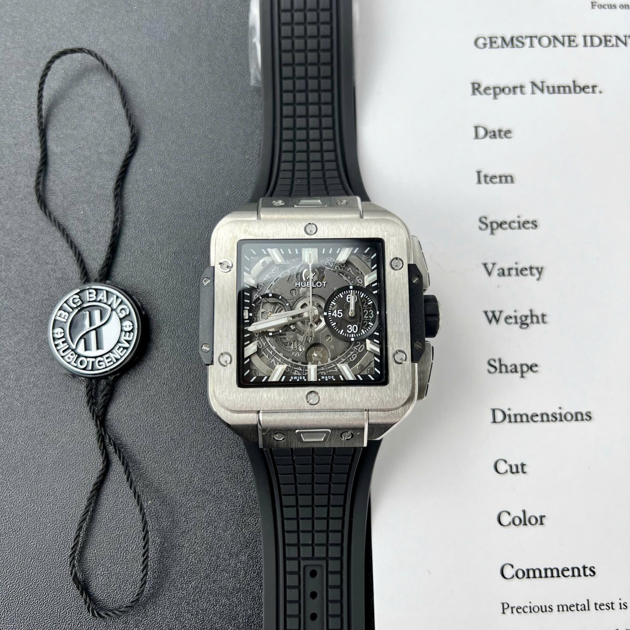 Hublot Square Bang Unico Titanium Automatic Best Quality Replica BBF 42mm