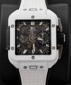 Hublot Square Bang Unico White Ceramic Best Quality Replica BBF 42mm