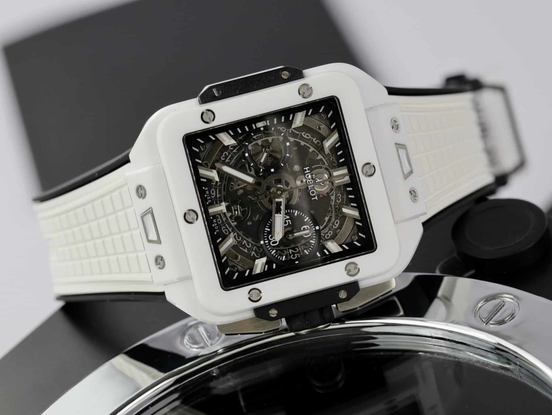 Hublot Square Bang Unico White Ceramic Best Quality Replica BBF 42mm - Image 4