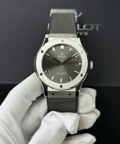 Hublot Classic Fusion Titanium Men Grey Dial WWF Factory Best Replica 45mm