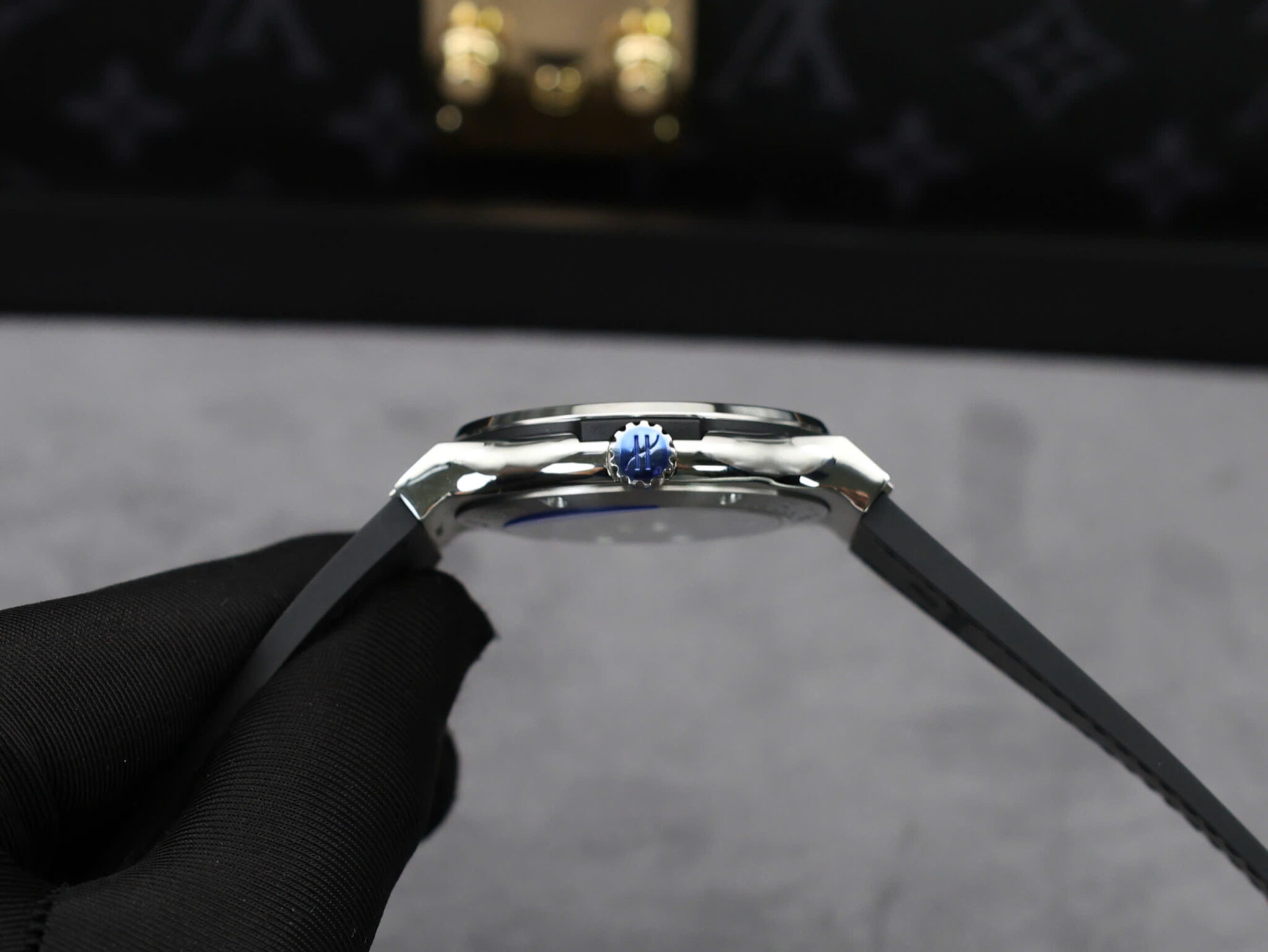 Hublot Classic Fusion Titanium White Dial Leather Strap 1:1 Copy 42mm - Image 7