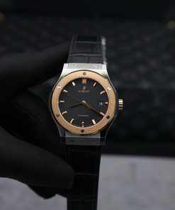 Hublot Classic Fusion Titanium King Gold Black Dial Best Replica 42mm