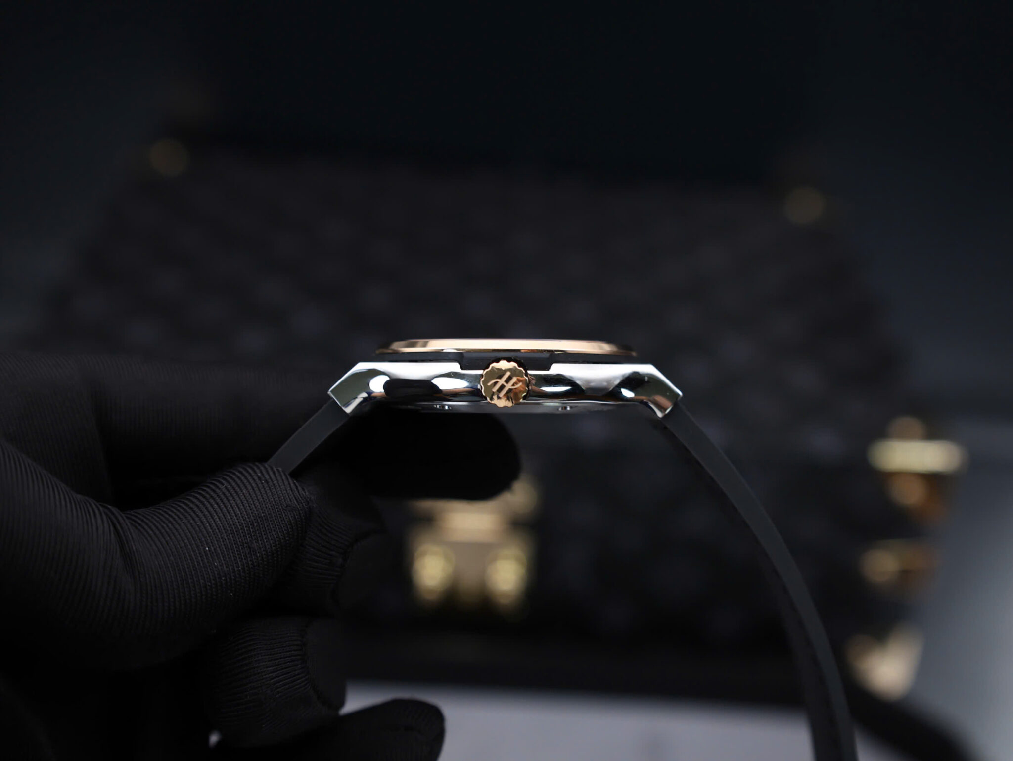 Hublot Classic Fusion Titanium King Gold Black Dial Best Replica 42mm - Image 6