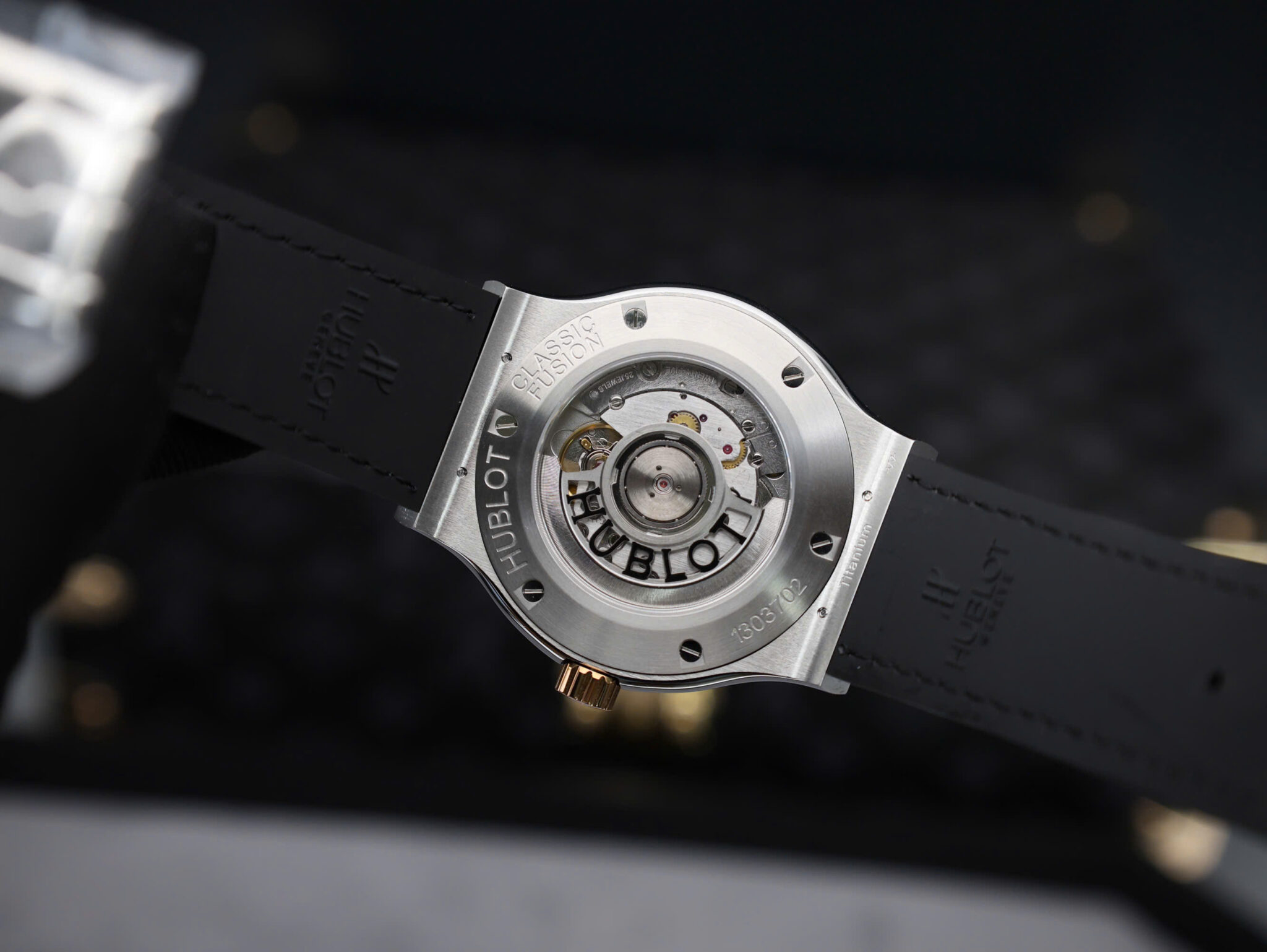 Hublot Classic Fusion Titanium King Gold Black Dial Best Replica 42mm - Image 7