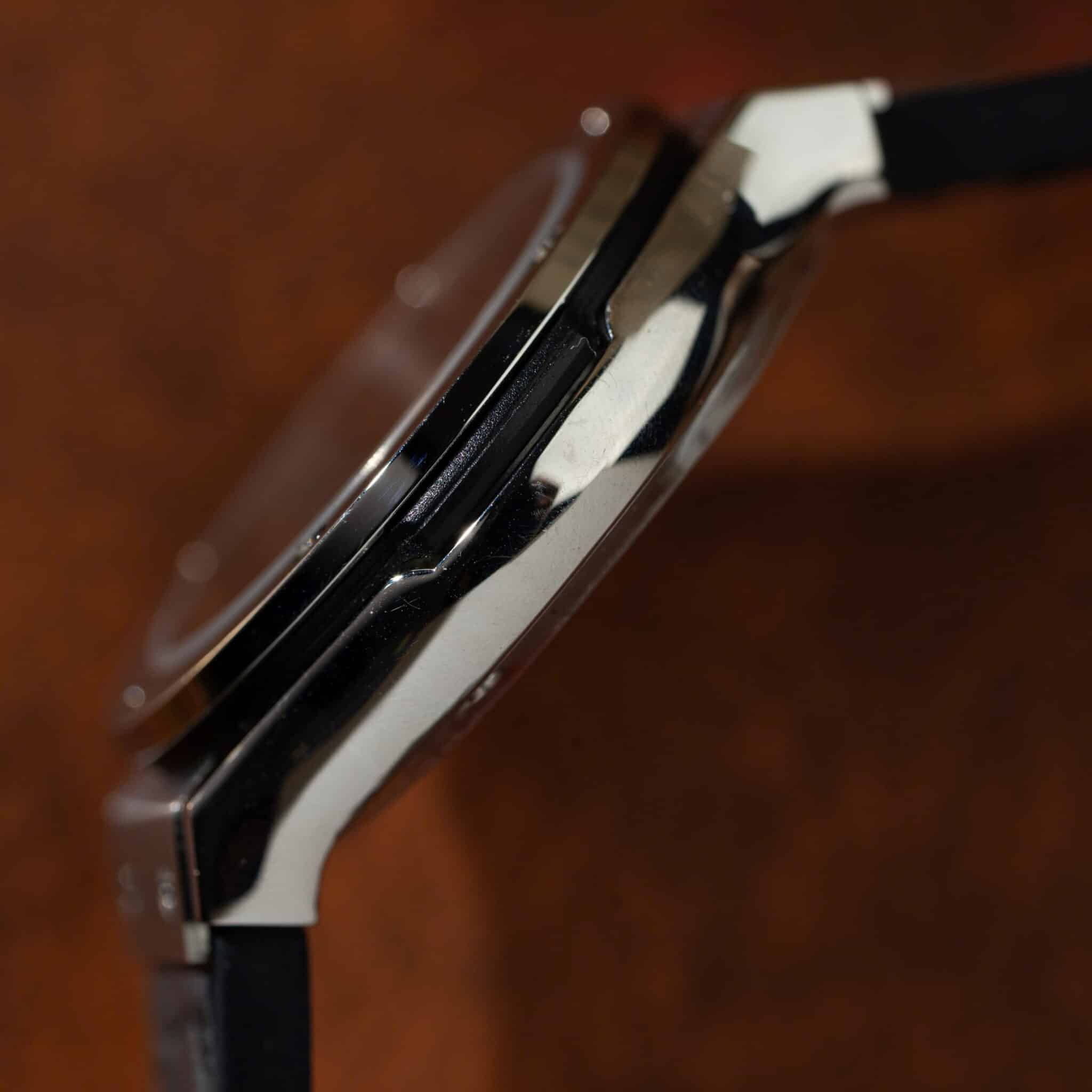 Hublot Classic Fusion Titanium Grey Dial Leather Strap Lady Watch Replica 33mm - Image 6