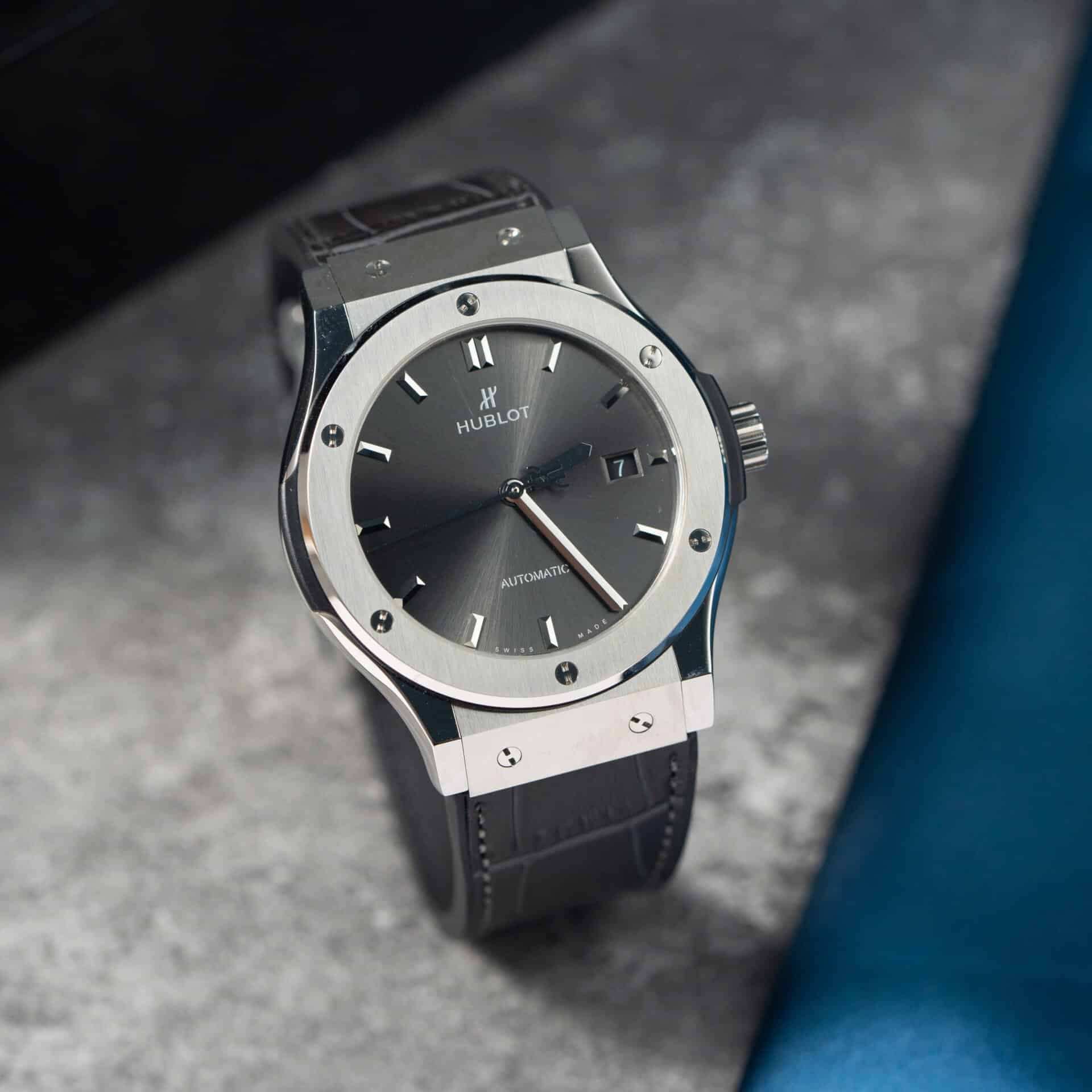 Hublot Classic Fusion Titanium Racing Grey Dial Best Replica JJF 42mm - Image 4