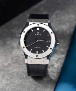 Hublot Classic Fusion Titanium Black Dial Best Replica JJF 42mm