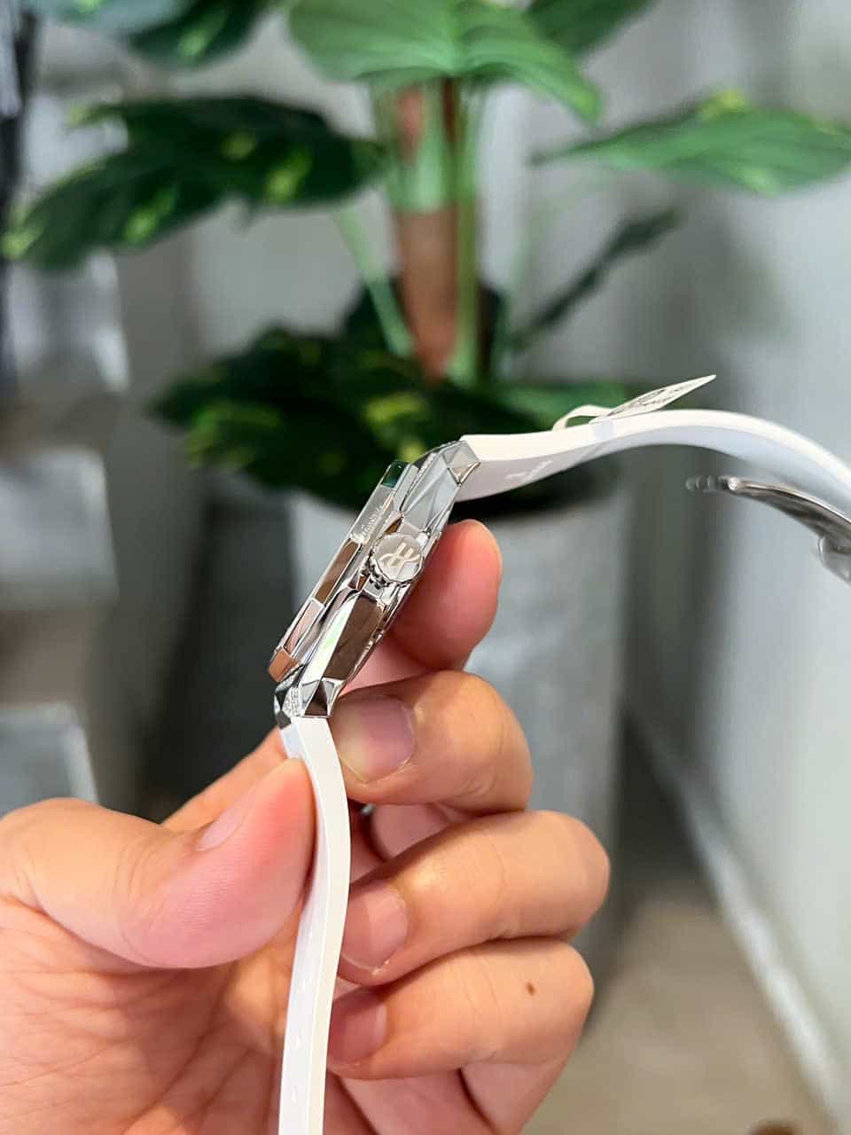 Hublot Classic Fusion Orlinski Titanium White Alternative Pavé Custom Moissanite 40mm - Image 8