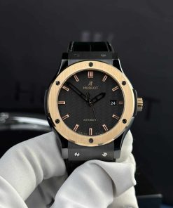 Hublot Classic Fusion Ceramic King Gold Carbon Dial Super Clone 42mm