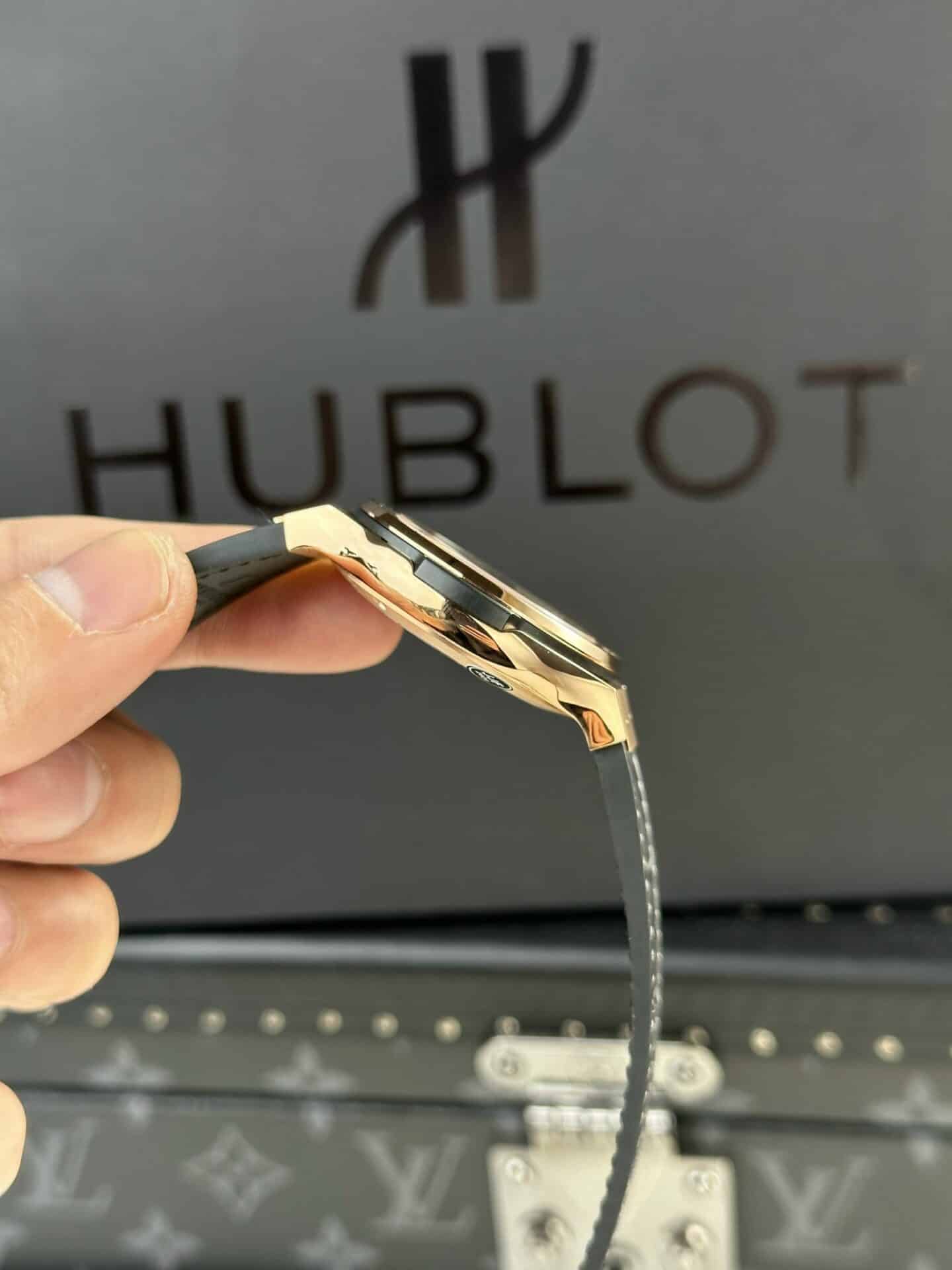 Hublot Classic Fusion King Gold Grey Dial Best Replica JJF 38mm - Image 5