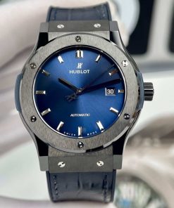 Hublot Classic Fusion Black Ceramic Blue Dial SW300 Movement 1:1 Replica JJZ 42mm
