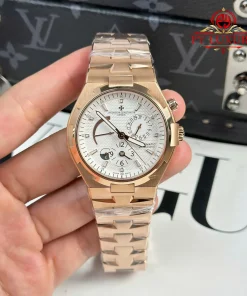 Vacheron Constantin Overseas Dual Time 47450/B01R-9404 Rose Gold White Dial Best Clone 42mm