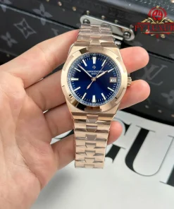 Vacheron Constantin Overseas 4500V Rose Gold Blue Dial 1:1 Best Replica 41mm
