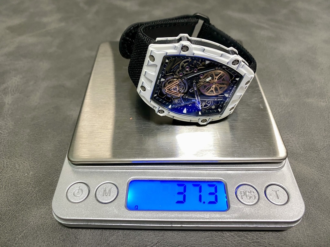 Richard Mille RM27-05 Flying Tourbillon Rafael Nadal Carbon Fiber Replica 37.25×47.25mm - Image 5