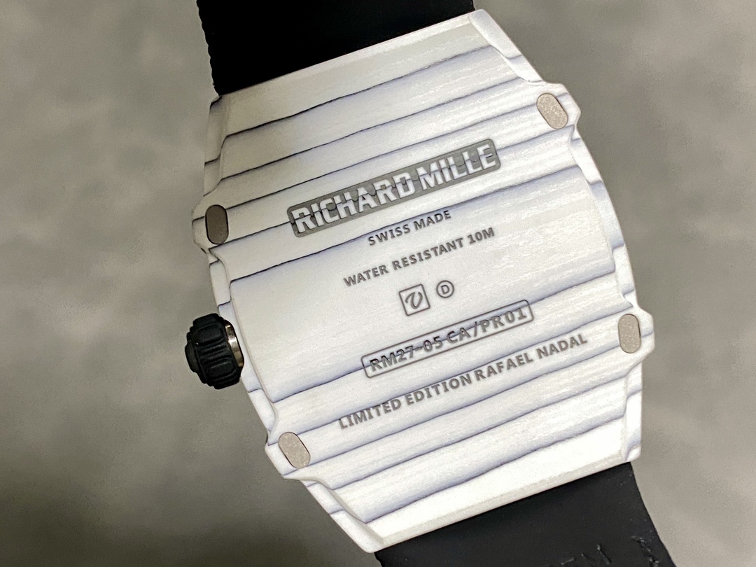 Richard Mille RM27-05 Flying Tourbillon Rafael Nadal Carbon Fiber Replica 37.25×47.25mm - Image 8