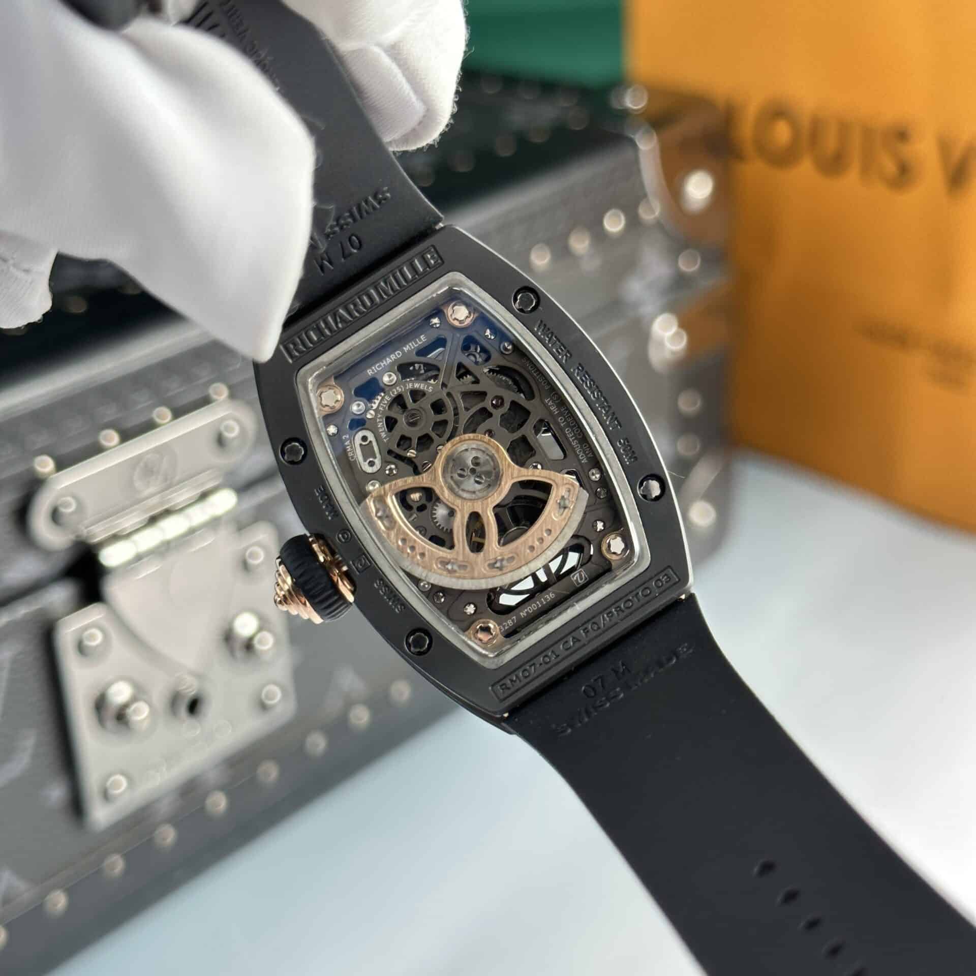 Richard Mille RM07-01 Ceramic Red Lip Jasper Dial Best Replica 45.32 X 32.3mm - Image 7