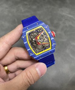 Richard Mille RM 67-02 Fernando Alonso F1 Prototype Carbon TPT Extra Flat 1:1 Best Replica 38.7 X 47.52 Mm