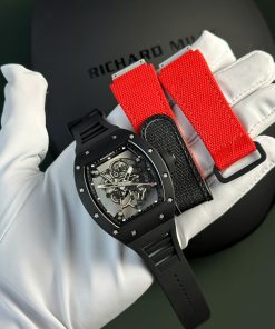 Richard Mille RM055 Bubba Watson All Black Ceramic Rubber Strap Best Replica BBR V4 42.7mm