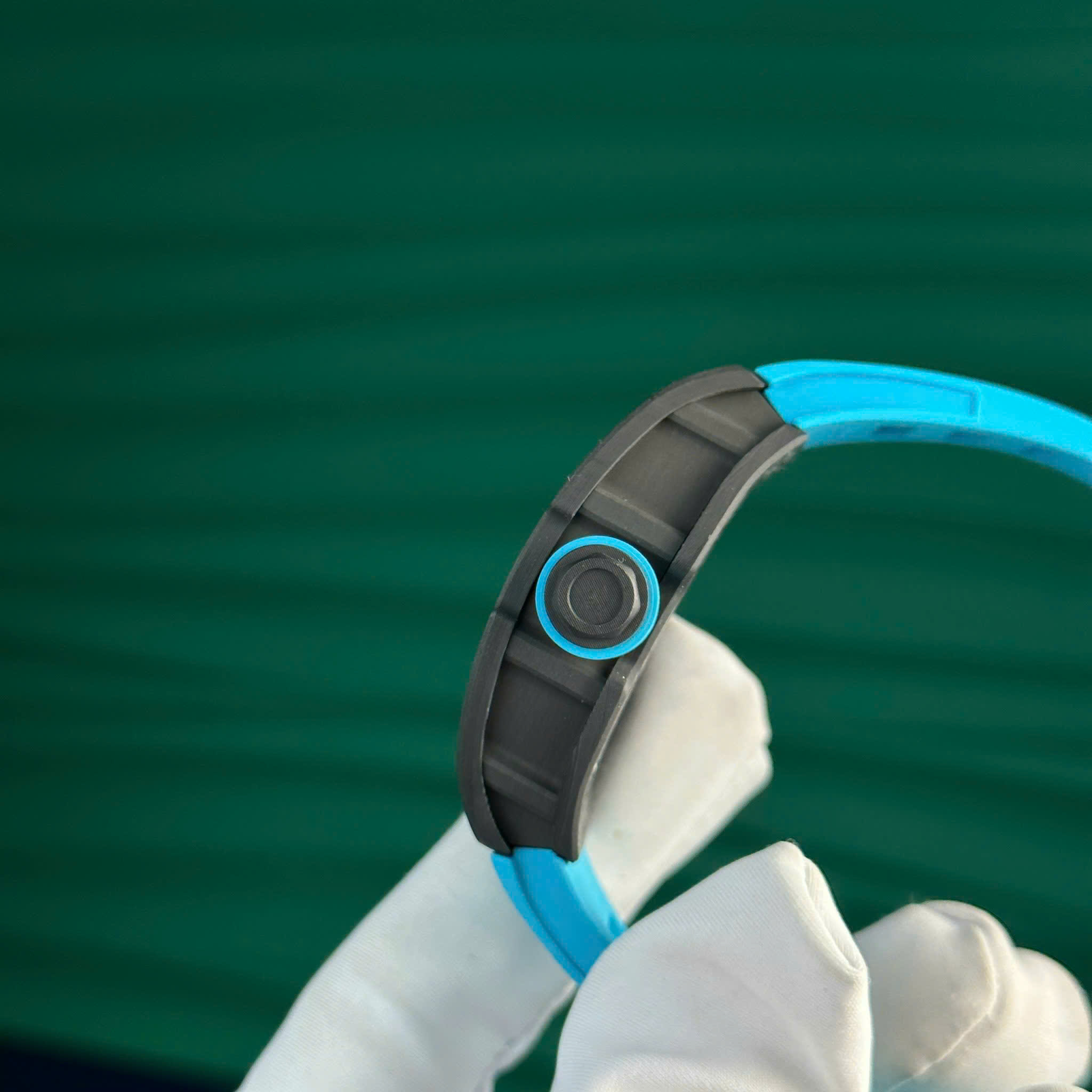 Richard Mille RM055 Bubba Watson Yas Marina Circuit Carbon TPT Blue Rubber Strap 1:1 Super Clone ZF 42.7mm - Image 9