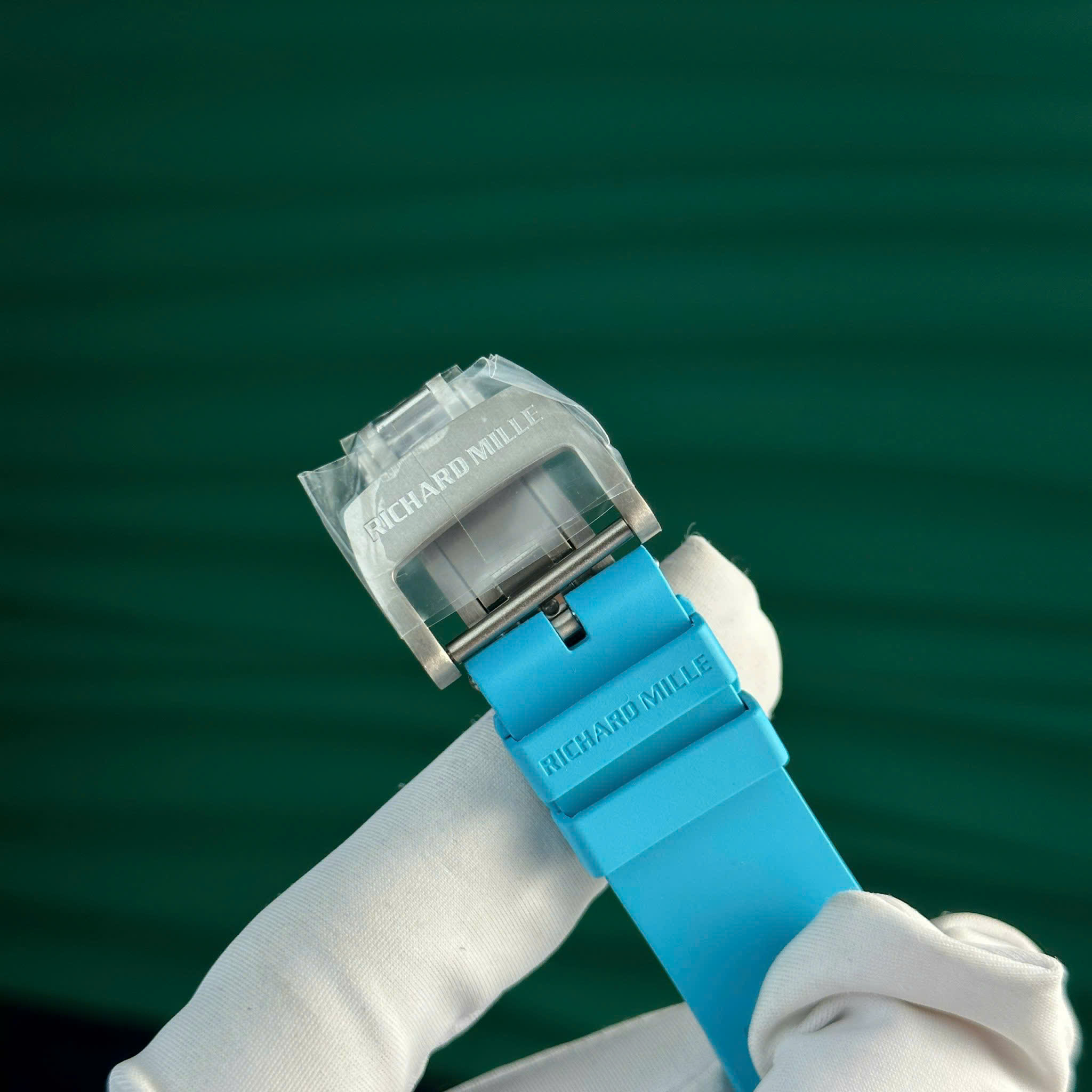 Richard Mille RM055 Bubba Watson Yas Marina Circuit Carbon TPT Blue Rubber Strap 1:1 Super Clone ZF 42.7mm - Image 14