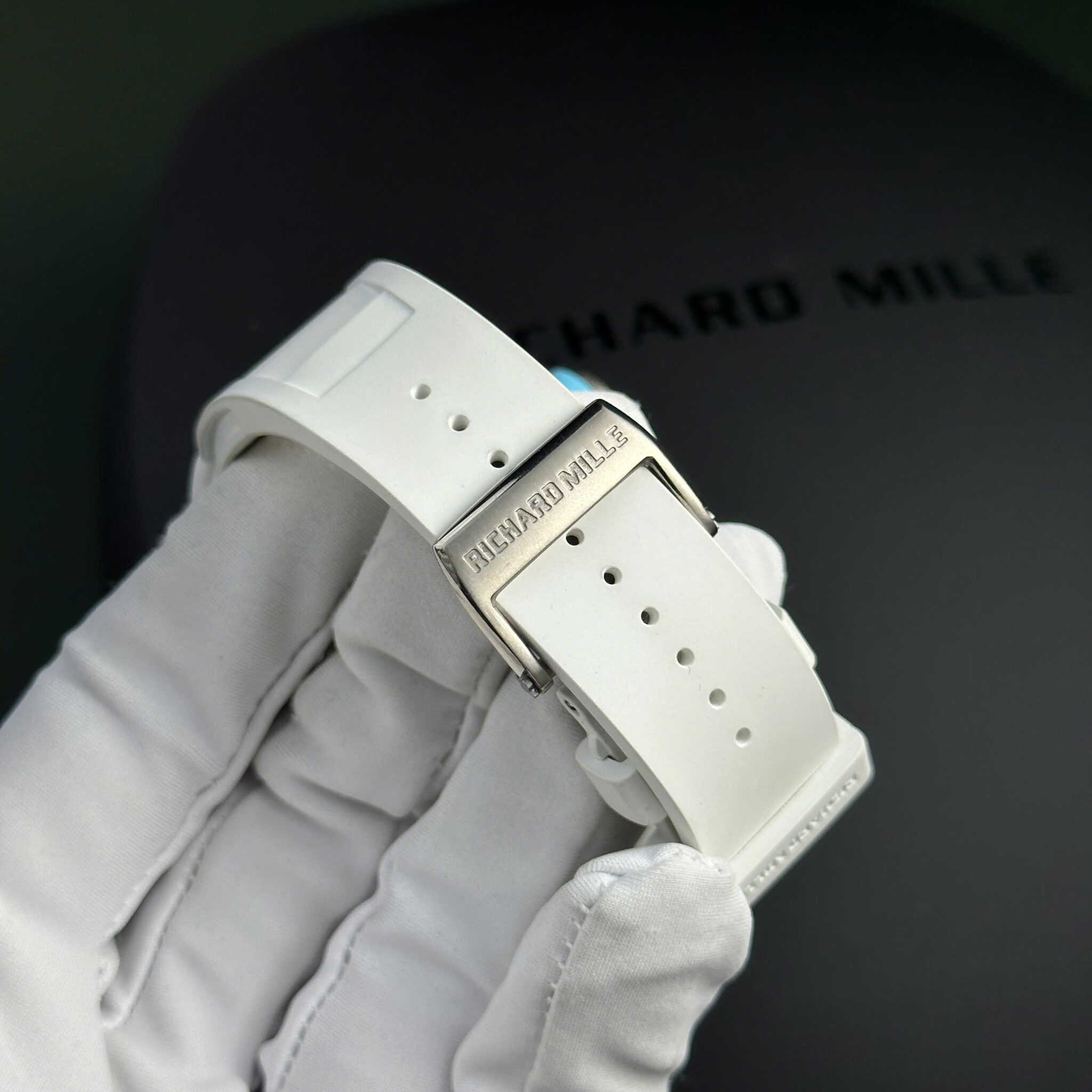 Richard Mille RM055 White Ceramic Bubba Watson Asia Blue Best Replica BBR V3 42.7mm - Image 10