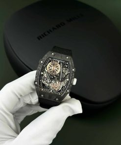 Richard Mille RM27-05 Rafael Nadal Black Carbon Fiber Replica 37.25×47.25mm