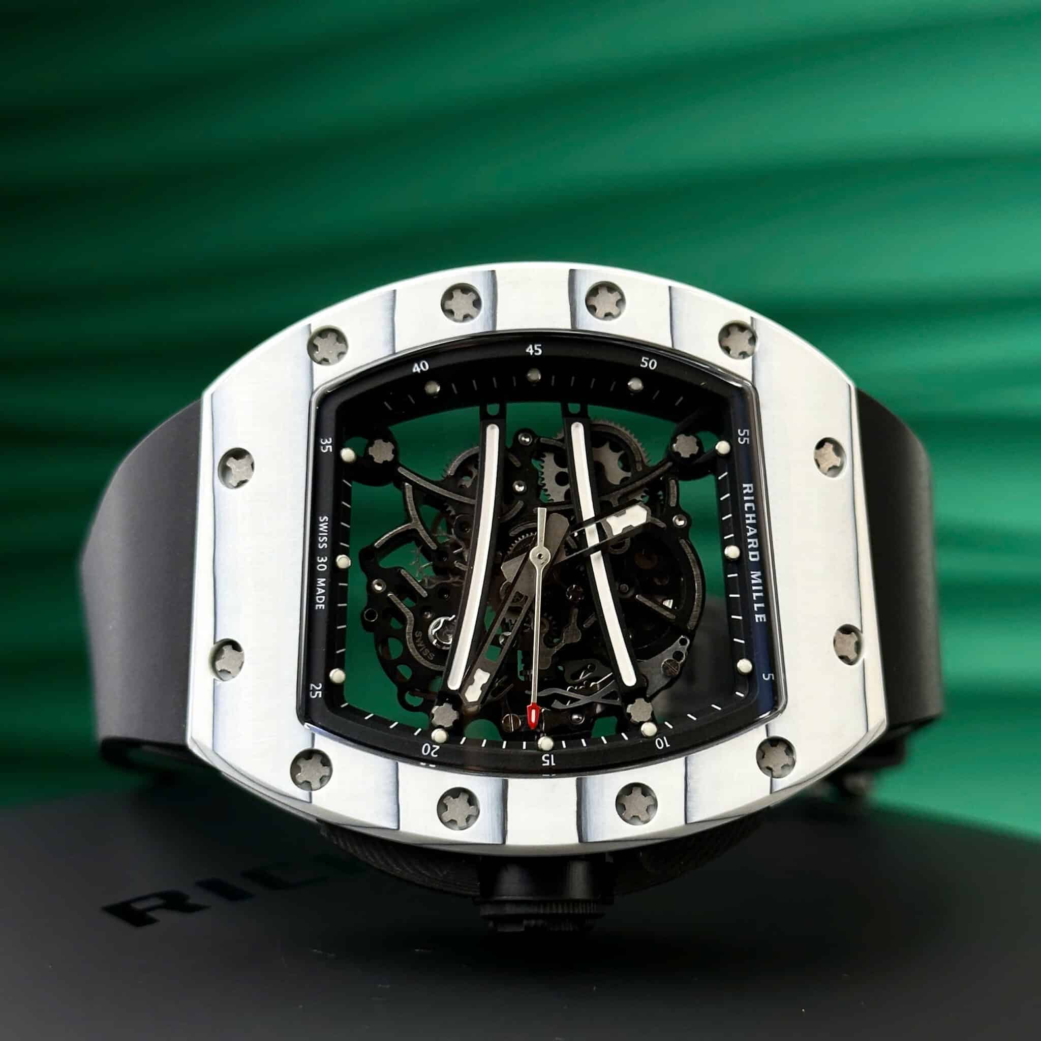 Richard Mille RM61-01 Ultimate Edition Yohan Blake Carbon TPT Best Replica RMF 42.7 X 50.2mm - Image 3