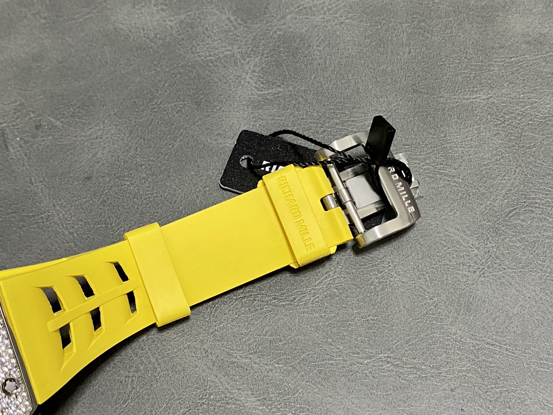 Richard Mille RM11-03 Flyback Chronograph Iced Out CZ Stones Best Replica KVF 49.94x44.5mm - Image 8